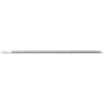 Photo d'un manche aluminium pour monture Ø23mm de 1400mm embout blanc