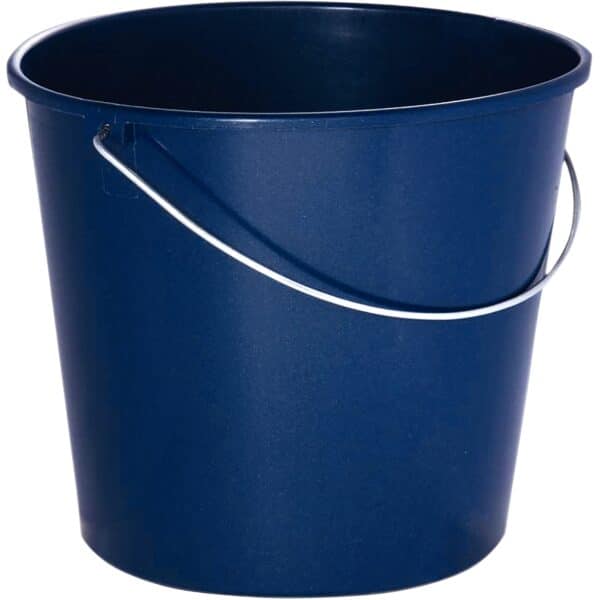 Photo d'un seau rond 12 litres bleu