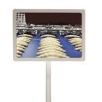 Miroir plat industriel rectangulaire vue de face
