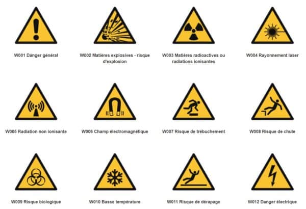 Signalétique danger général
