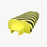 Illustration d'une protection industrielle en mousse - 1000 x 400 x 200 mm