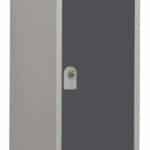 Photo de vestiaire industrie propre norme nf gris 1 colonne
