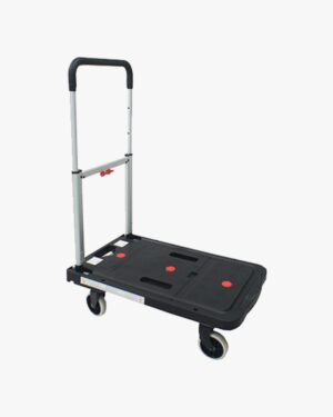 Illustration d'un chariot industriel repliable déplié