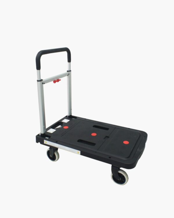 Illustration d'un chariot industriel repliable déplié