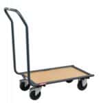Photo d'un chariot professionnel fixe ou repliable gris