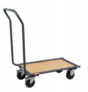Photo d'un chariot professionnel fixe ou repliable gris