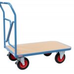 Photo d'un chariot professionnel fixe ou repliable dossier relevé