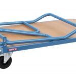 Photo d'un chariot professionnel fixe ou repliable dossier abaissé