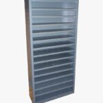 Photo d'une armoire de rangement pour bac à bec sans portes vide 13 tablettes