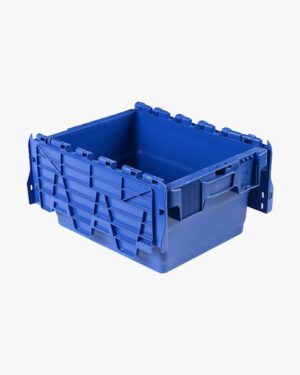 Illustration d'un Bac navette bleu couvercle ouvert