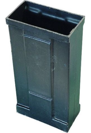 Photo d'un socle plastique vert 6005 pour balise J13