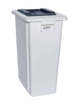 Illustration d'un collecteur de tri 60L blanc - probbax