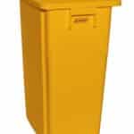 Illustration d'un collecteur de tri 60L jaune - probbax