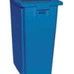 Illustration d'un collecteur de tri 60L bleu - probbax
