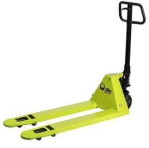 Photo d'un transpalette surbaissé 2 tonnes jaune