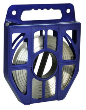 Illustration d'un rouleau feuillard 20mm x 50m pour fixation universelle