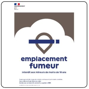 PANNEAU EMPLACEMENT FUMEUR