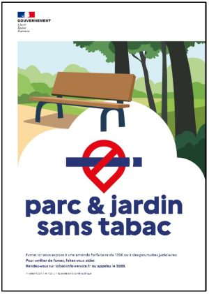 PARC ET JARDIN SANS TABAC